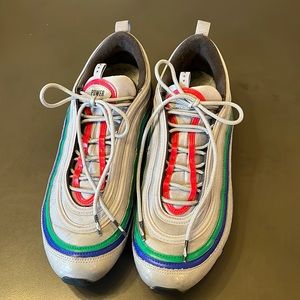 Nike Air Max 97 Nintendo 64 Shoes Grey Green Blue Men’s Size 11.5